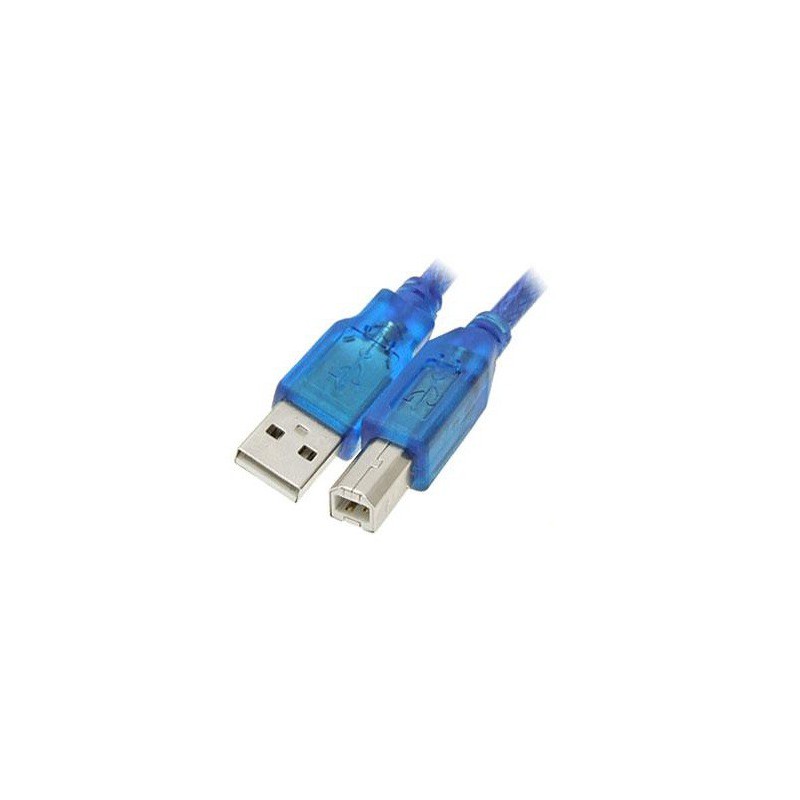 Câble USB pour Imprimante Blindé 1.5M / Bleu