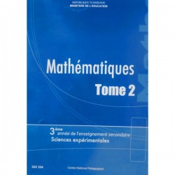 Mathématiques Tome II 3sec  Sciences Exp