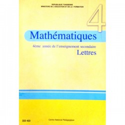 Mathématiques 4sec  lettres