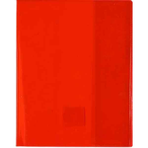 Protège livre Transparent Rouge