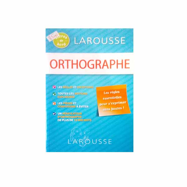 Orthographe La Rousse 