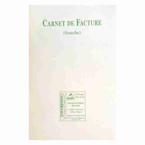 carnet de facture double aladin