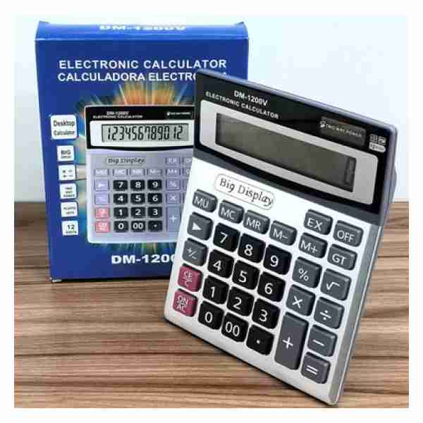 Calculatrice de bureau 12 chiffres DM-1200V