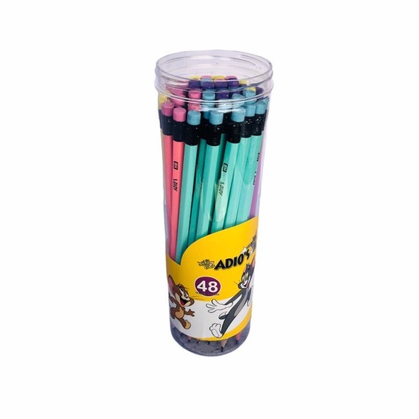 Crayon Noir HB2 avec gomme Adios