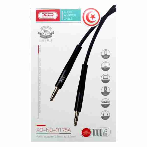 Cable Auxiliaire Inkax 3.5mm 1m XO NB-R175A