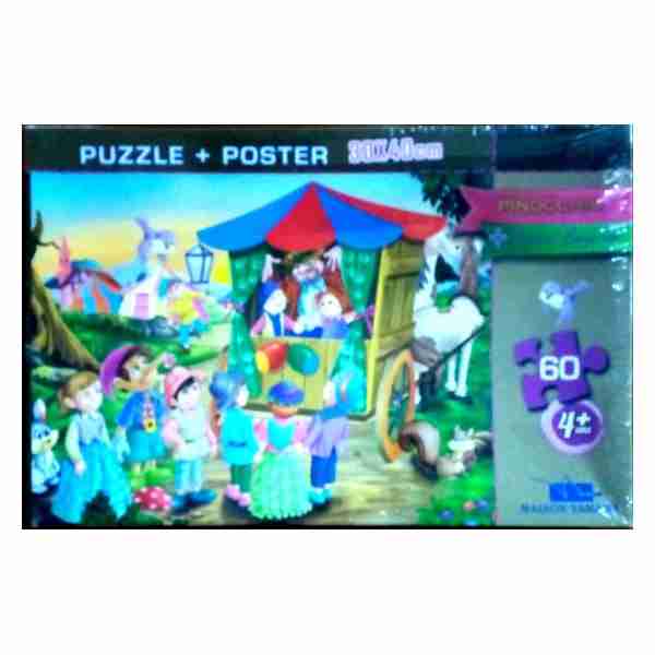 Puzzle Pinocchio 60Pcs 4+ Ans